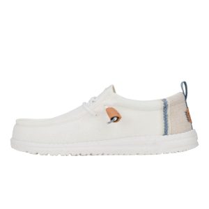 Wally Craft Linen – White/Stone Grey