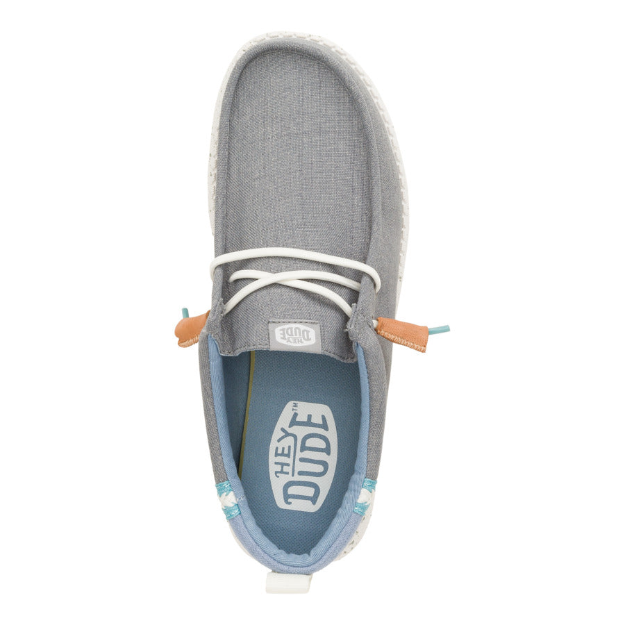 Wally Craft Linen – Monument Grey/Faded Denim - Image 6