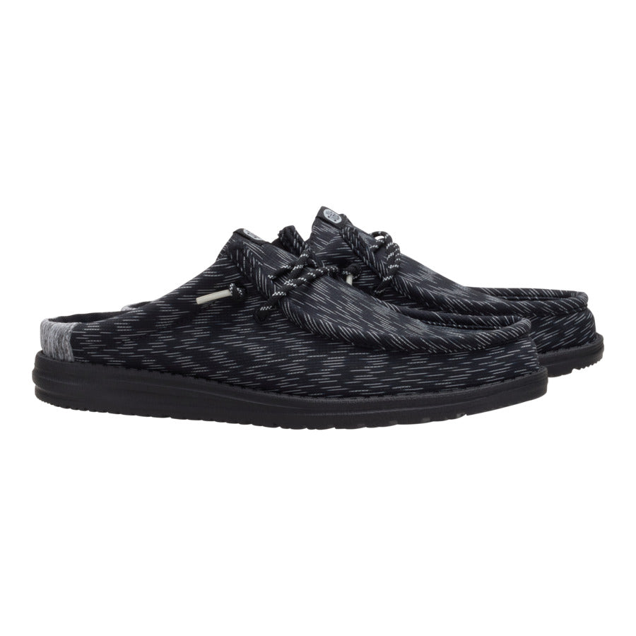 Wally Slip Jersey Jacquard – Black/Monument Grey - Image 2